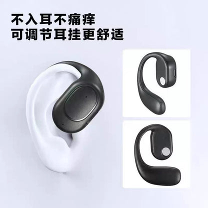 Hanging ear wireless bluetooth headset not in ear hanging open unilateral long-term wear pain-free sports long battery life