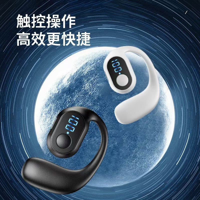 Popular single-ear digital display, super long standby Bluetooth headset, cross-border foreign trade wireless Bluetooth headset, large sound, super long battery life