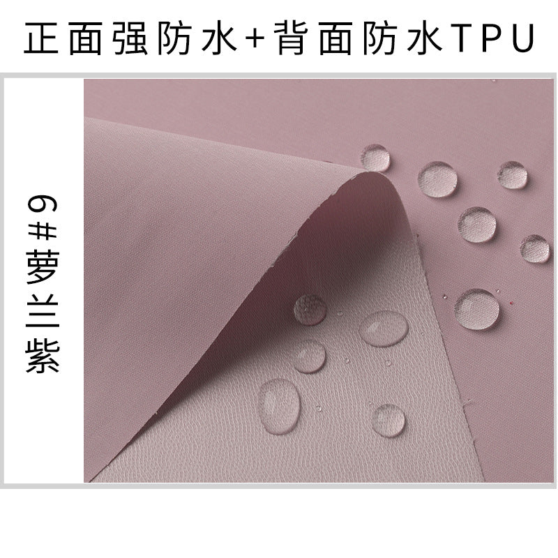 Jacket down jacket tooling fabric Spot T400 cotton waterproof fabric 150g polyester fabric TPU fabric