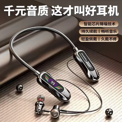 Hanging ear wireless bluetooth headset not in ear hanging open unilateral long-term wear pain-free sports long battery life