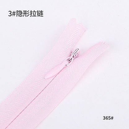 No. 3 Nylon Invisible Zipper Factory Home Textiles Pillow Dress Trim Lace Zipper Color Seamless Zipper