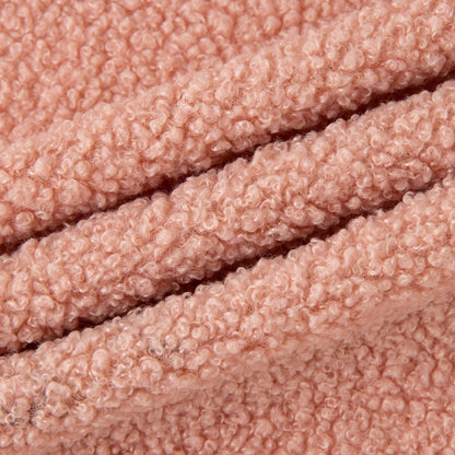 Spot thickened teddy fleece small particle circle fleece sofa throw pillow toy fabric, teddy fleece fabric