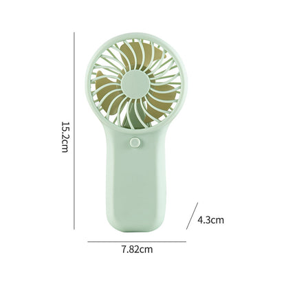 Cross-border popular handheld small fan dry battery logo custom wind portable small fan gift