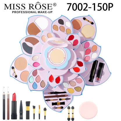 MISSROSE Cross-border Makeup Tray Makeup Kit, Eyeshadow Lip Gloss Combination Set, Lipstick Blush Highlight Powder