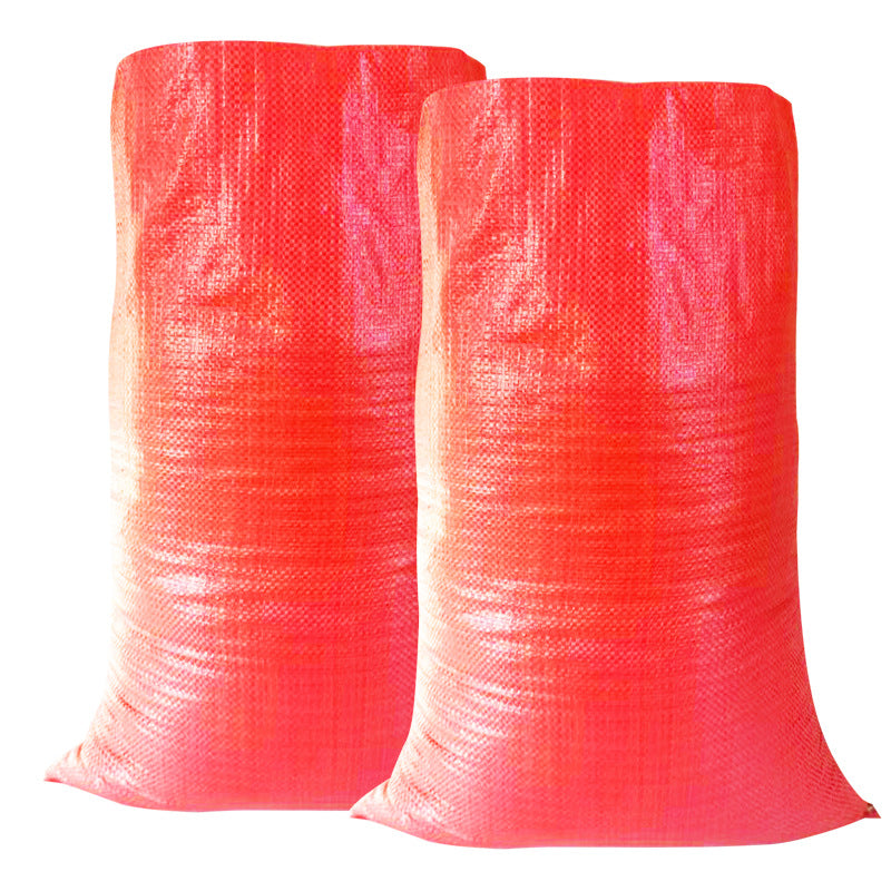 New color ordinary woven bag edge lock new material grain vegetable and fruit food bag packaging express bag feed bag