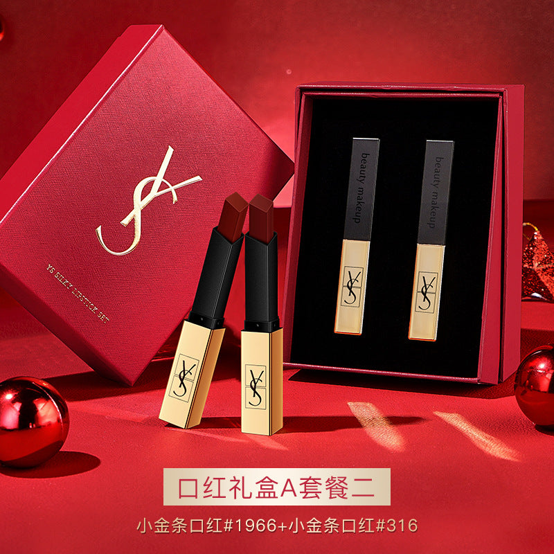 YS Lipstick Air Cushion Two-piece Gift Box Qixi Festival Valentine's Day Gift Box Wholesale