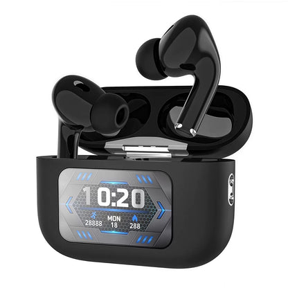Huaqiangbei A9Pro2 new 2026 wireless bluetooth headset color screen intelligent active noise reduction sound quality for Android