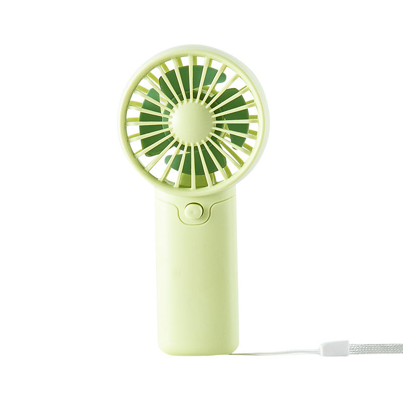 Cross-border popular handheld small fan dry battery logo custom wind portable small fan gift