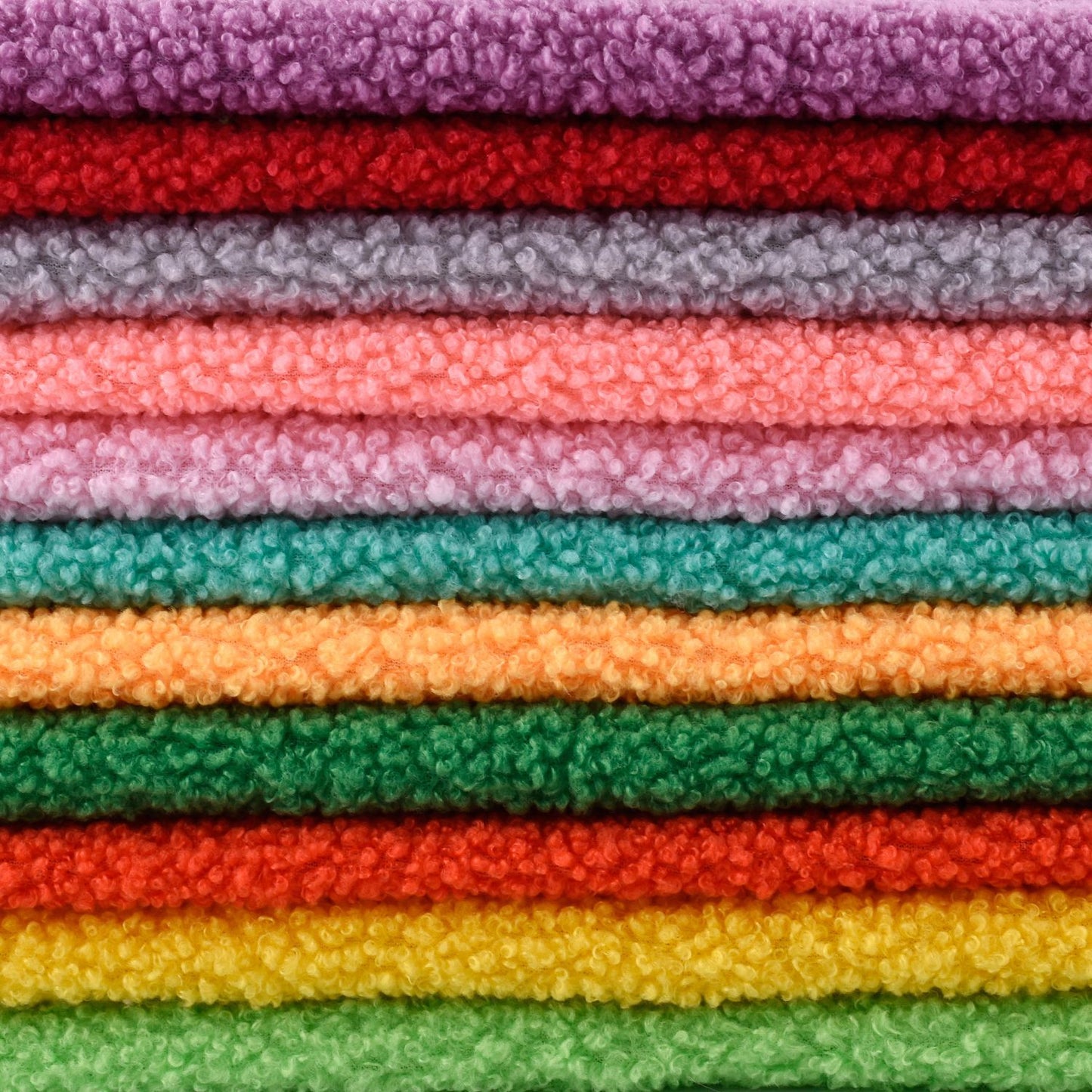 Spot thickened teddy fleece small particle circle fleece sofa throw pillow toy fabric, teddy fleece fabric