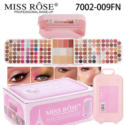 MISSROSE Cross-border Makeup Tray Makeup Kit, Eyeshadow Lip Gloss Combination Set, Lipstick Blush Highlight Powder