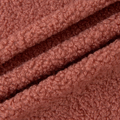 Spot thickened teddy fleece small particle circle fleece sofa throw pillow toy fabric, teddy fleece fabric