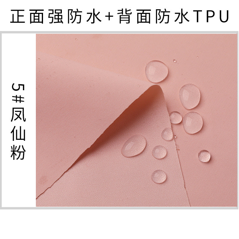 Jacket down jacket tooling fabric Spot T400 cotton waterproof fabric 150g polyester fabric TPU fabric