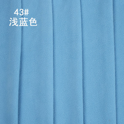 Wholesale 150g ultra-fine fleece fabric fleece cloth inner 75D/144F single-sided fleece fabric elastic force