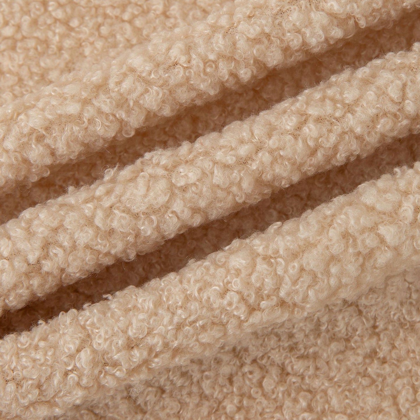 Spot thickened teddy fleece small particle circle fleece sofa throw pillow toy fabric, teddy fleece fabric