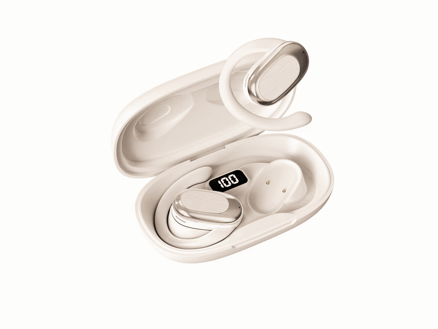 Factory direct sales Bluetooth headset 2024 new wireless ear-hanging open non-ear sports noise reduction super long