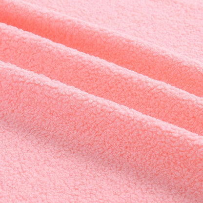 Spot thickened teddy fleece small particle circle fleece sofa throw pillow toy fabric, teddy fleece fabric