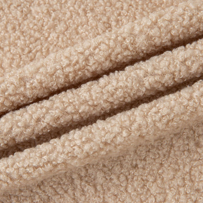 Spot thickened teddy fleece small particle circle fleece sofa throw pillow toy fabric, teddy fleece fabric