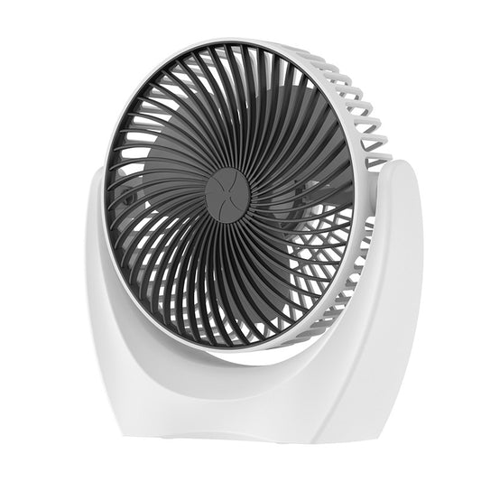 New desktop small fan household rechargeable portable fan student dormitory three-speed adjustment large wind electric fan