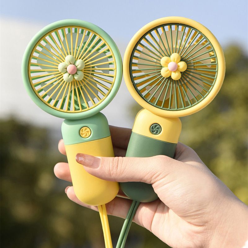Handheld small fan logo charging portable mini fan souvenir advertising gifts student prizes wholesale