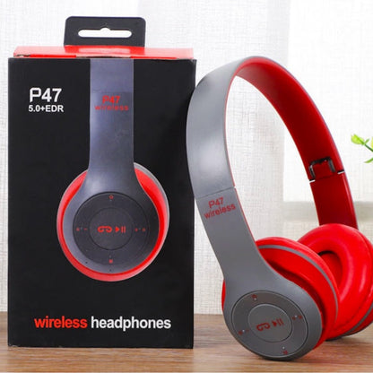Factory Wholesale Headset P47 Bluetooth Headset Headset Foldable Heavy Bass Foreign Trade Gifts Wireless Sports