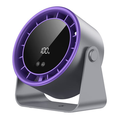 New high-speed circulating fan household kitchen charging silent desktop turbo small fan wall-mounted desktop small electric fan
