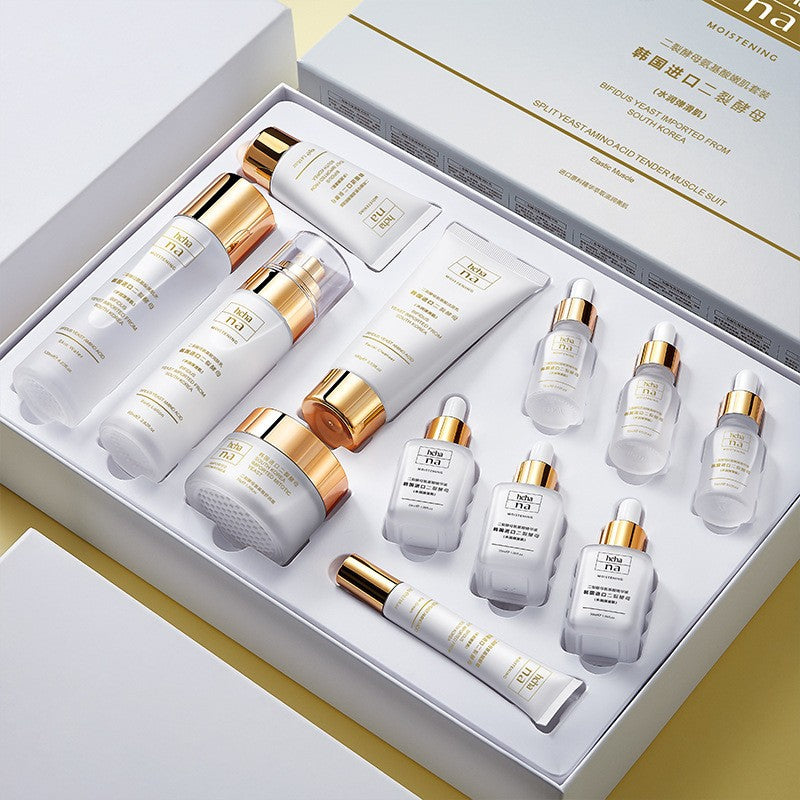 Douyin skin care set Internet celebrity with the same moisturizing skin care kit skin rejuvenation lyophilized powder skin care products manufacturers wholesale