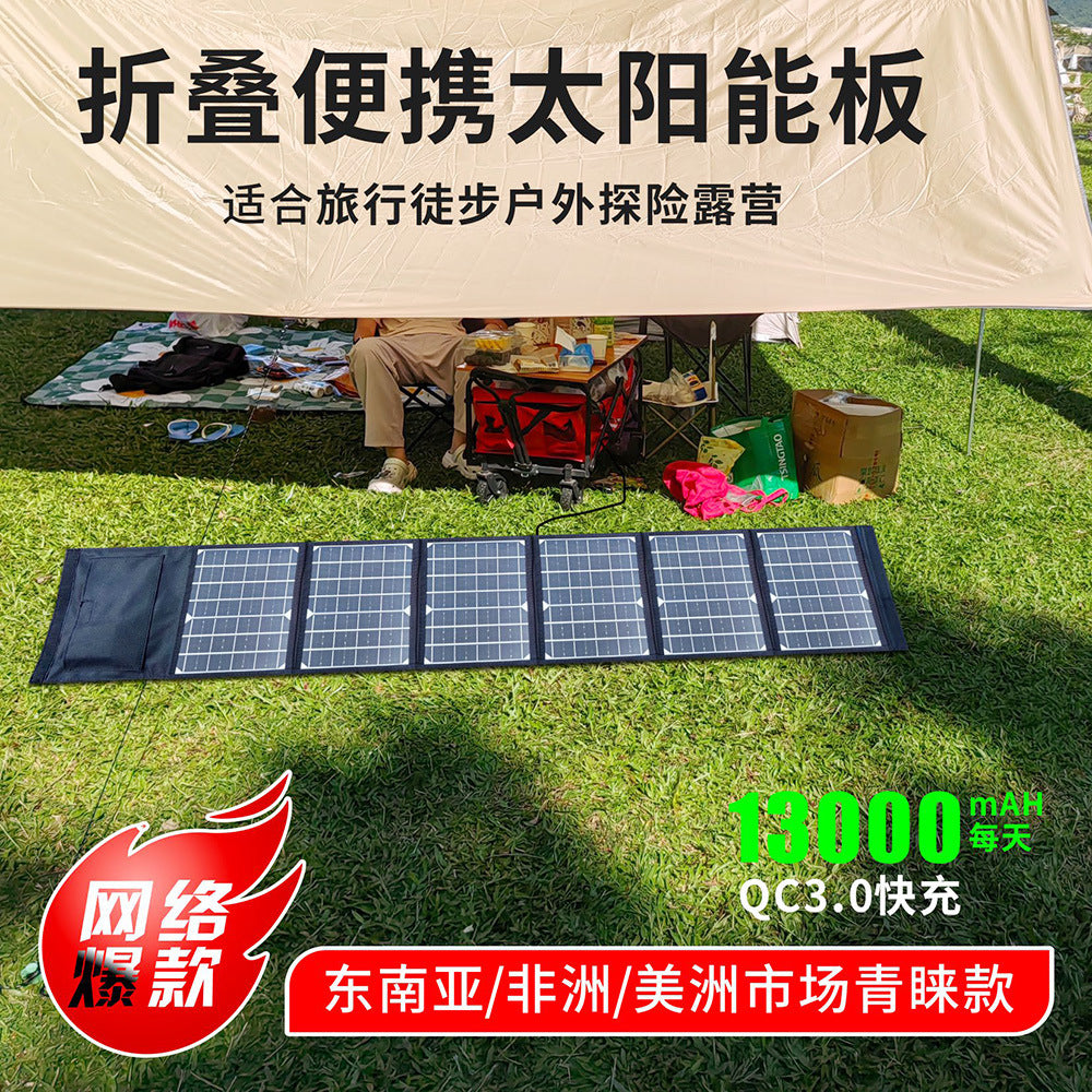 Solar panel charging mobile phone solar folding bag 12V40W Folding Solar bag panel