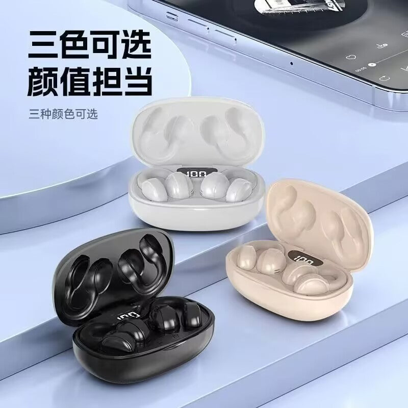 2025 cross-border new wireless bluetooth headset high-end half-in-ear sports game voice-lowering super long standby headset