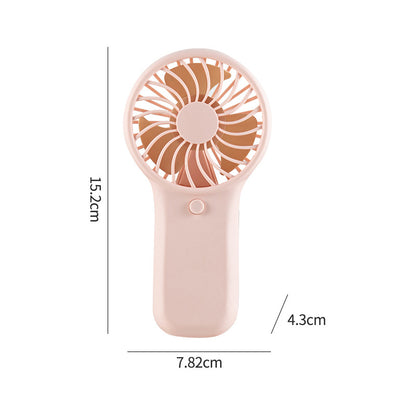 Cross-border popular handheld small fan dry battery logo custom wind portable small fan gift