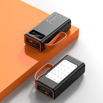 Cross-border explosion 3C certification 50000mAh large-capacity solar power bank outdoor live broadcast mobile power customization