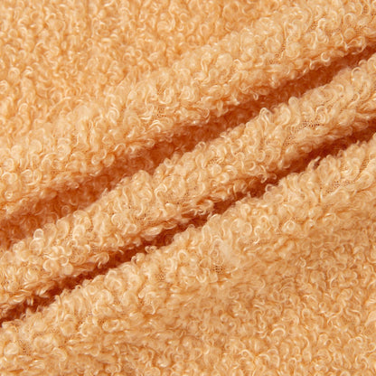 Spot thickened teddy fleece small particle circle fleece sofa throw pillow toy fabric, teddy fleece fabric