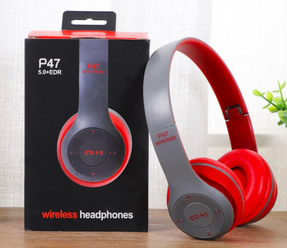 Factory Wholesale Headset P47 Bluetooth Headset Headset Foldable Heavy Bass Foreign Trade Gifts Wireless Sports