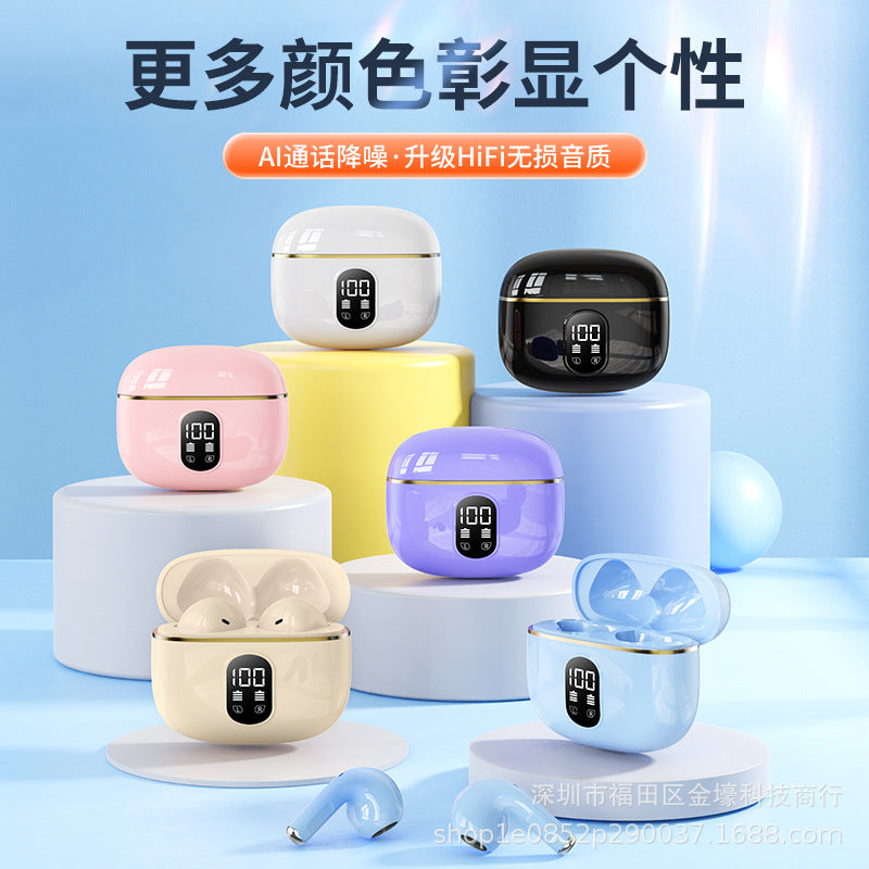 Cross-border private model X88 X85 X89 wireless bluetooth headset intelligent digital display long battery life touch factory direct sales