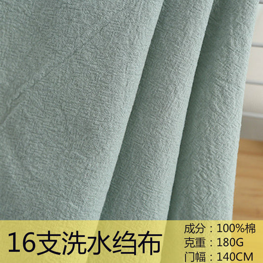 Factory direct sales cotton 16 washed crepe sand washed ancient Hanfu adult undershirt clothing woven fabric wholesale