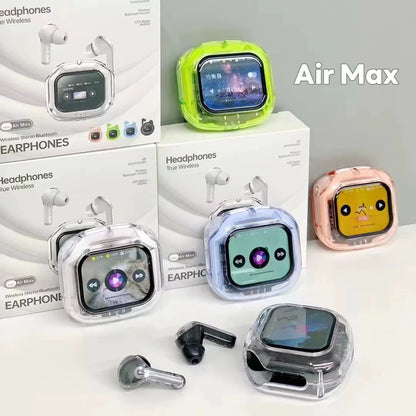 Cross-border explosion Smart touch screen Transparent earphones In-ear Bluetooth earphones Display power High value male and female students