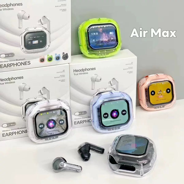 Cross-border explosion Smart touch screen Transparent earphones In-ear Bluetooth earphones Display power High value male and female students