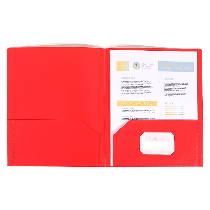 Cross-border zipper hot-selling folder office folder folder lette size file bag file bag