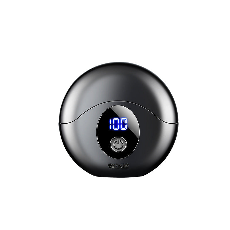 Small flying saucer electric razor intelligent digital display ultra-clean portable rechargeable razor washable magnetic suction model