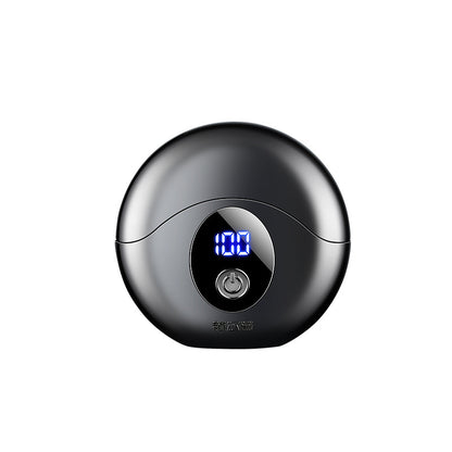 Small flying saucer electric razor intelligent digital display ultra-clean portable rechargeable razor washable magnetic suction model