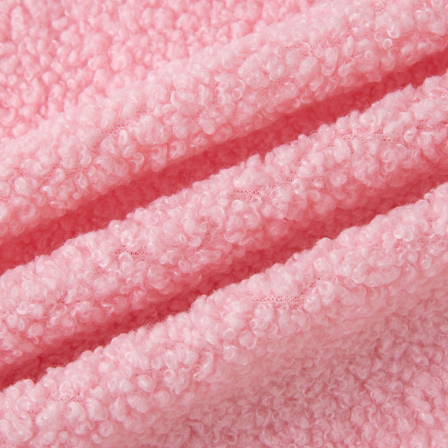 Spot thickened teddy fleece small particle circle fleece sofa throw pillow toy fabric, teddy fleece fabric
