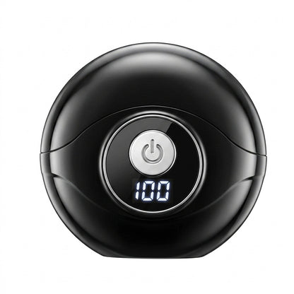 Small flying saucer electric razor intelligent digital display ultra-clean portable rechargeable razor washable magnetic suction model