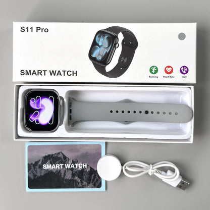 The new Huaqiang North s11max smart watch cross-border foreign trade model defaults to English with 22 languages