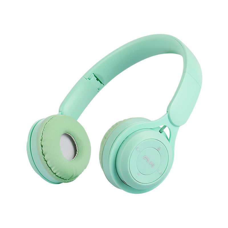 Popular Macaron Y-08 Bluetooth Headset Wireless Headset Foldable Heavy Bass Headset Factory Direct Wholesale