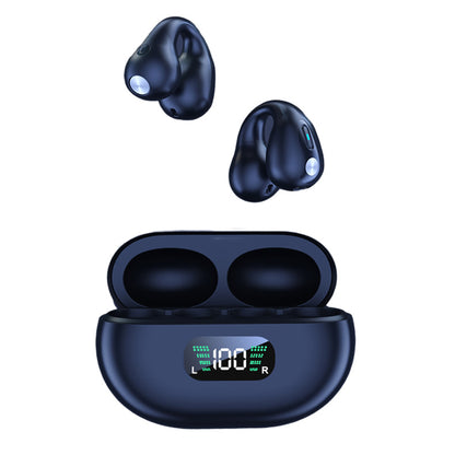 Cross-border ear clip type Bluetooth headset Wireless headset AI translation Private mode game No delay Electric noise reduction Ear clip type