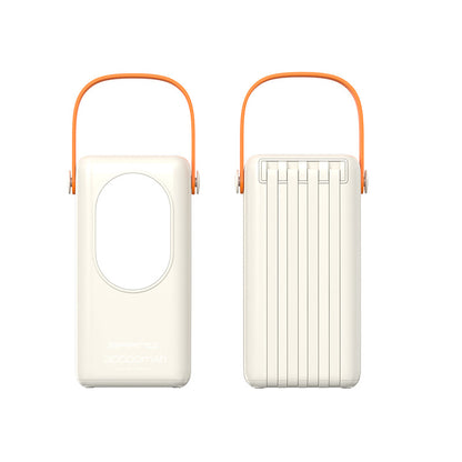 Cross-border fast charging outdoor camping light power bank 800 million mAh large capacity four-wire portable mobile power supply