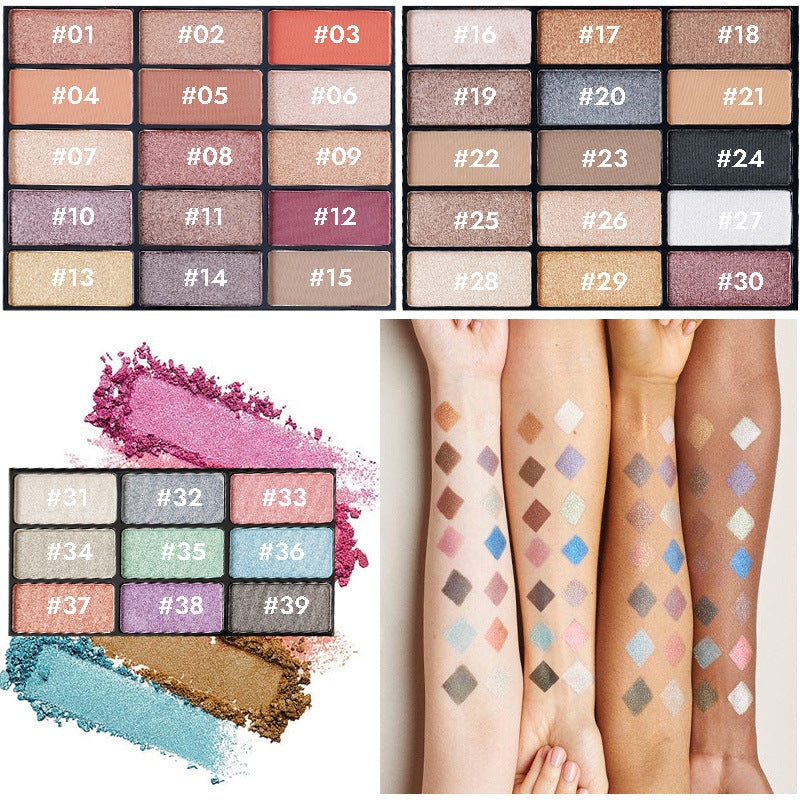 MISSROSE Cross-border Makeup Tray Makeup Kit, Eyeshadow Lip Gloss Combination Set, Lipstick Blush Highlight Powder