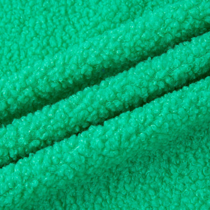 Spot thickened teddy fleece small particle circle fleece sofa throw pillow toy fabric, teddy fleece fabric