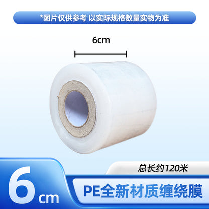Source Factory PE Large Roll Packaging Winding Film Industrial Packaging Film Moving Stretch Film Transparent Packaging Plastic Film