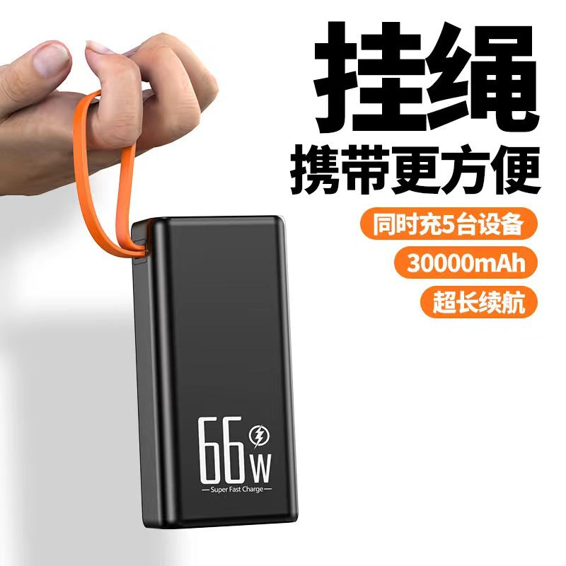 Super fast charging 100,000 mAh large capacity student stall live outdoor mobile power supply 100000 mAh convenient