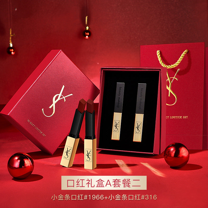 YS Lipstick Air Cushion Two-piece Gift Box Qixi Festival Valentine's Day Gift Box Wholesale